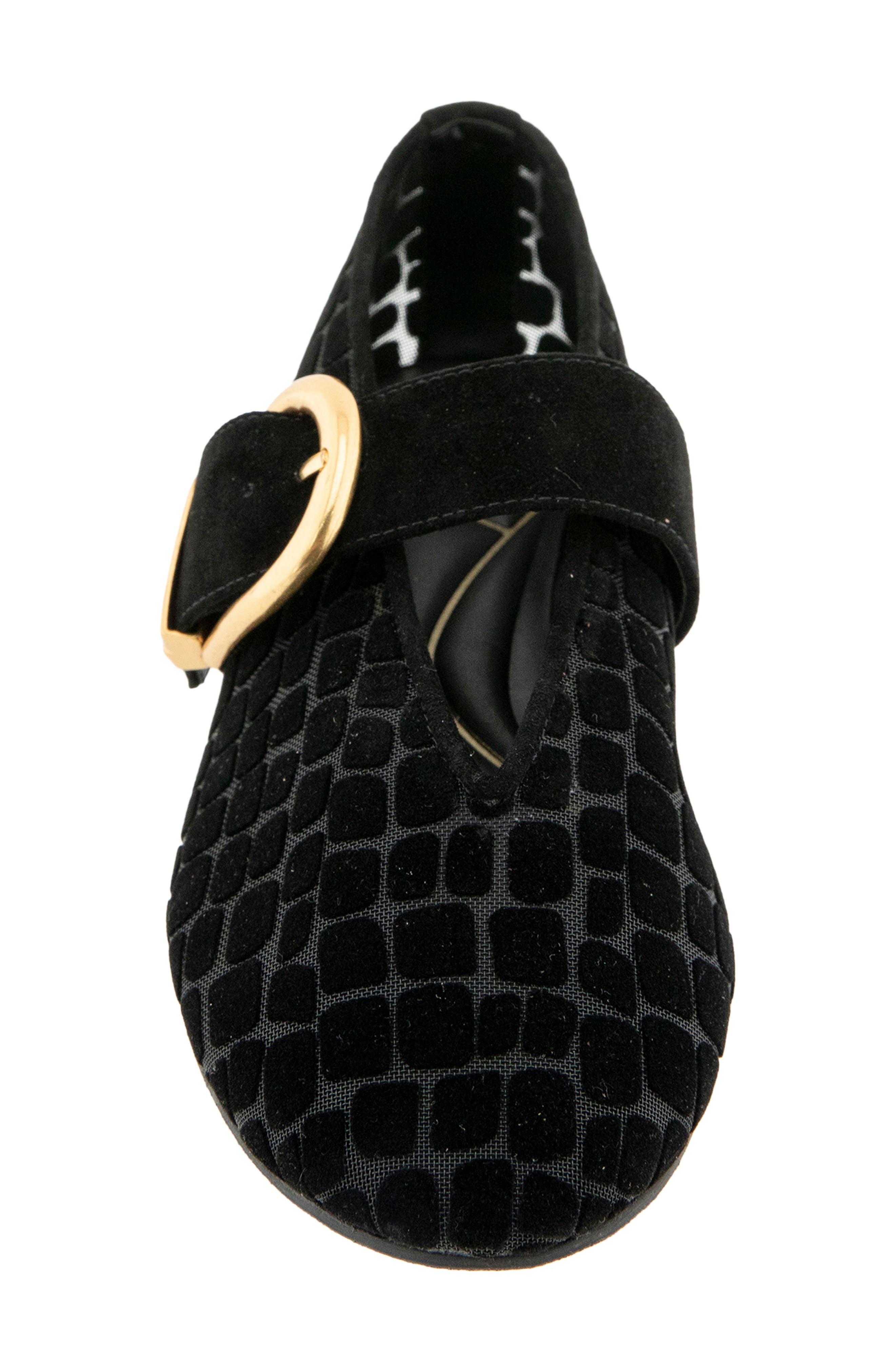 Tamarra Mary Jane Flat, Alternate, color, BLACK MESH
