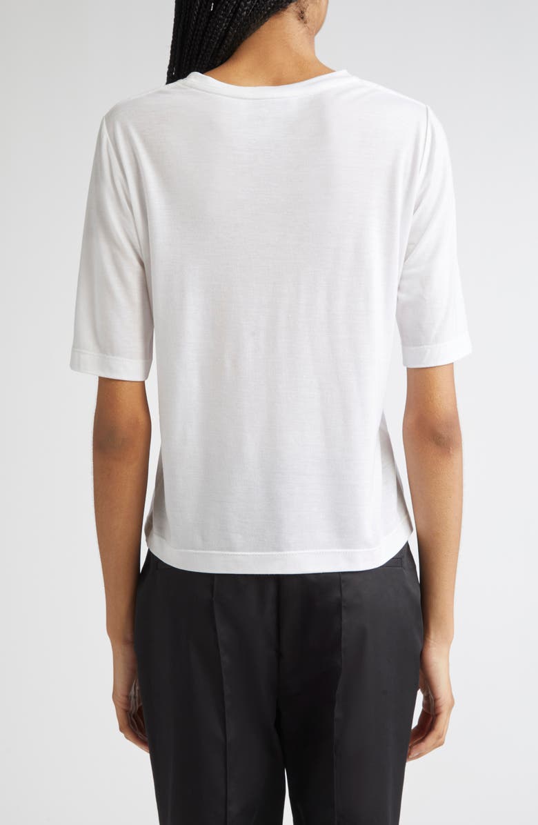 PARTOW Parker Modal & Cashmere T-Shirt, Alternate, color, White