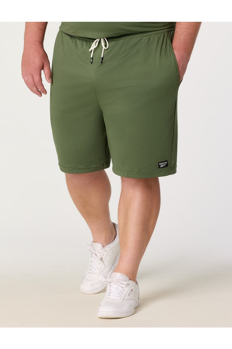 Big & Tall Performance Piped Shorts, Main, color, LEGACY GREEN