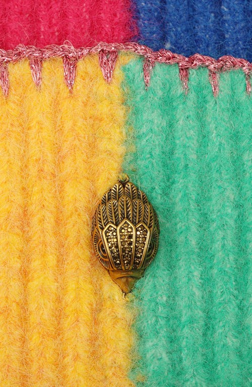 Kurt Geiger London Colorblock Beanie In Multi