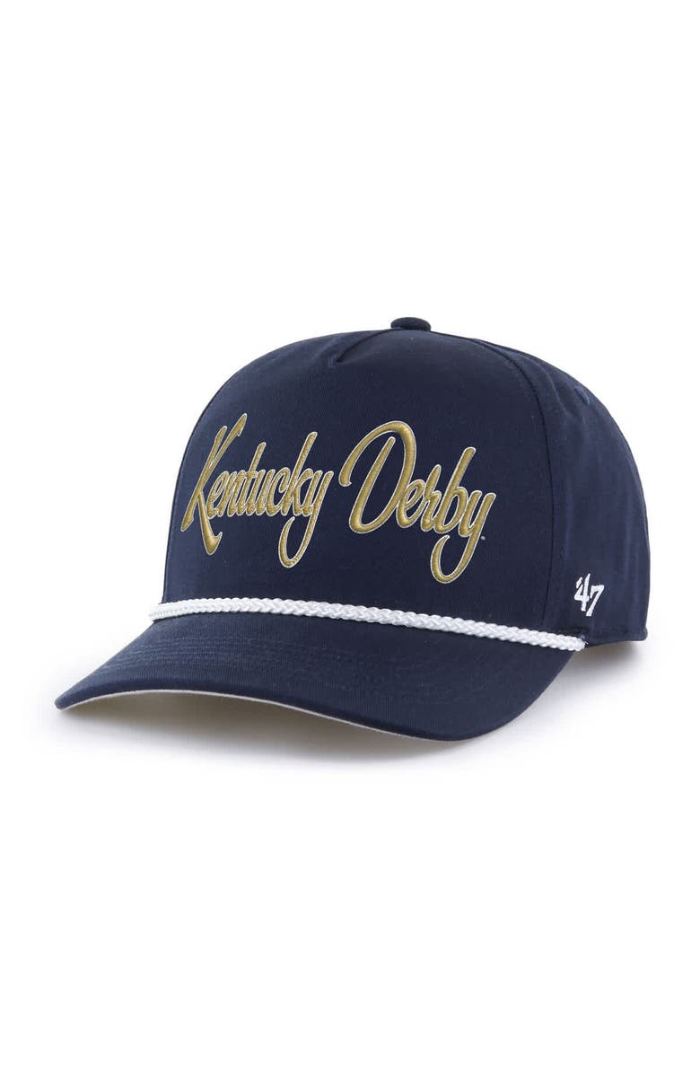 '47 Men's '47 Navy Kentucky Derby Overhand Hitch Adjustable Hat, Alternate, color, Navy