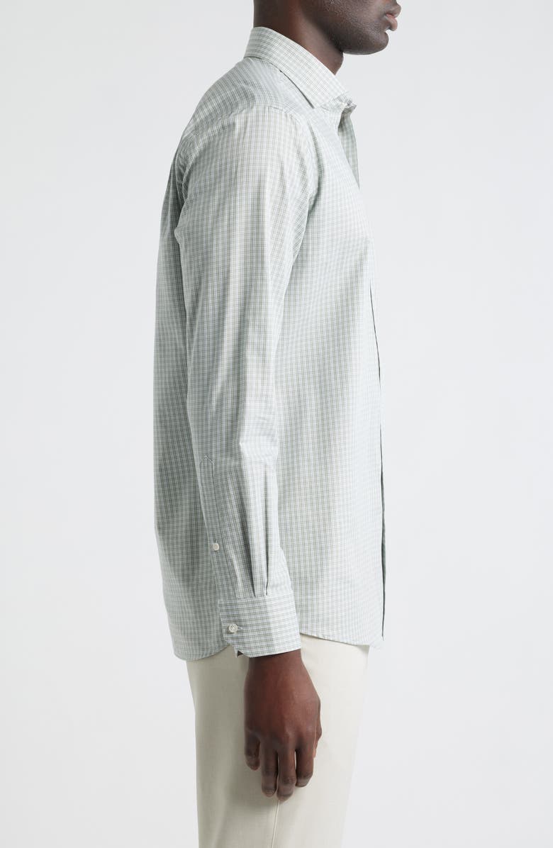 Peter Millar Crown Crafted Dante Button-Up Shirt, Alternate, color, Light Willow