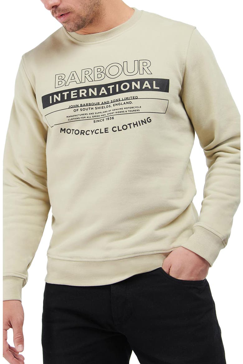 International Graphic Sweatshirt, Main, color, OYSTER