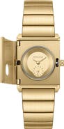 BREDA Pulse Locket Tank Bracelet Watch, 26mm x 30mm