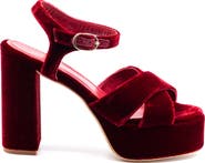 Andrea Gomez Bella Velvet Platform
