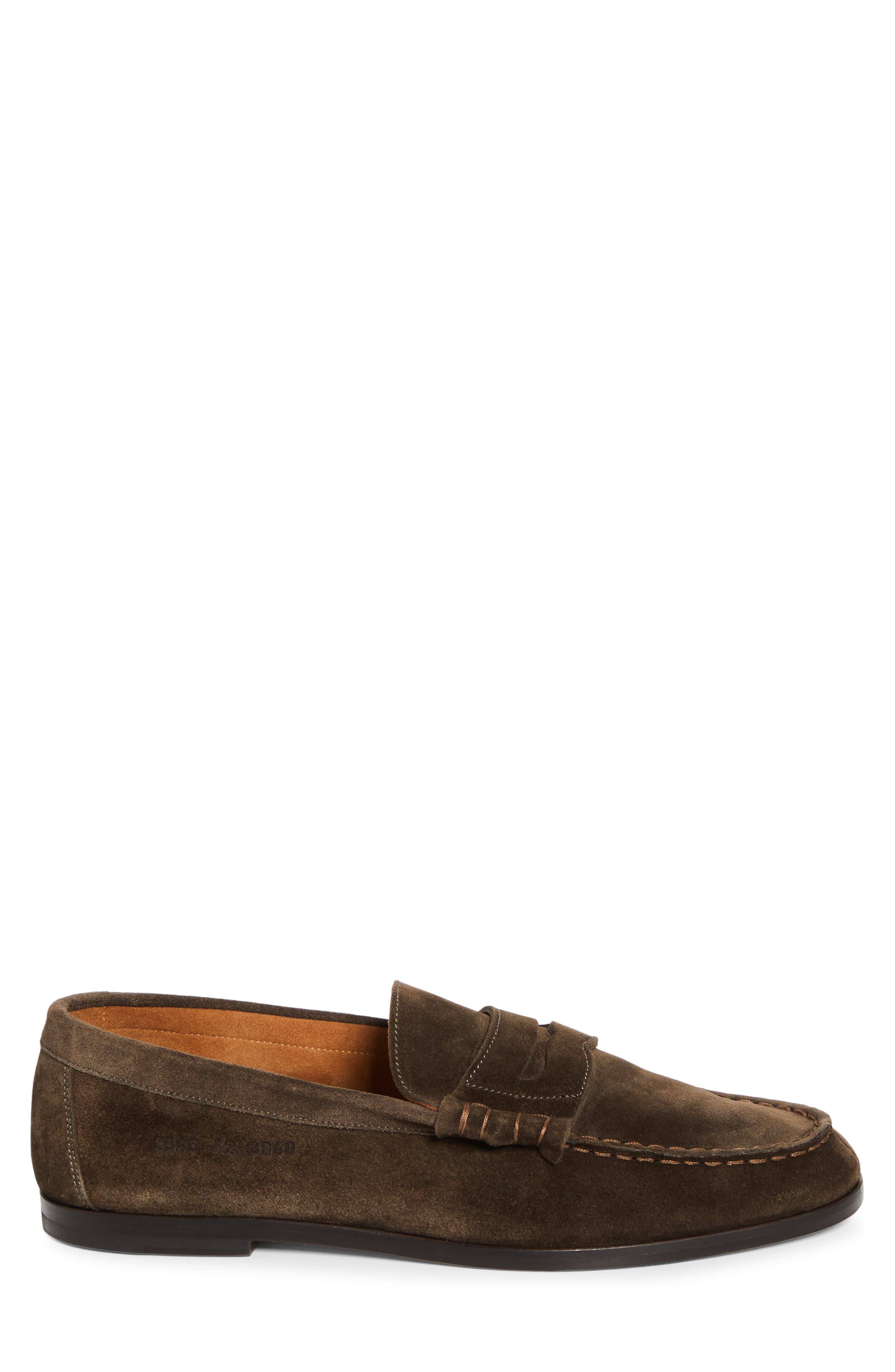 Common Projects Soft Penny Loafer, Alternate, color, Mud