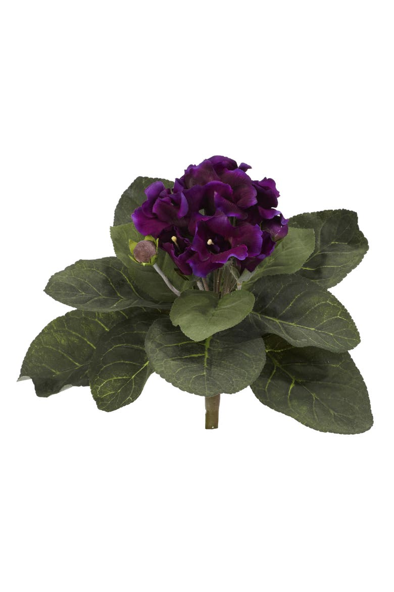 11-in Gloxina Artificial Plant, Main, color, Green