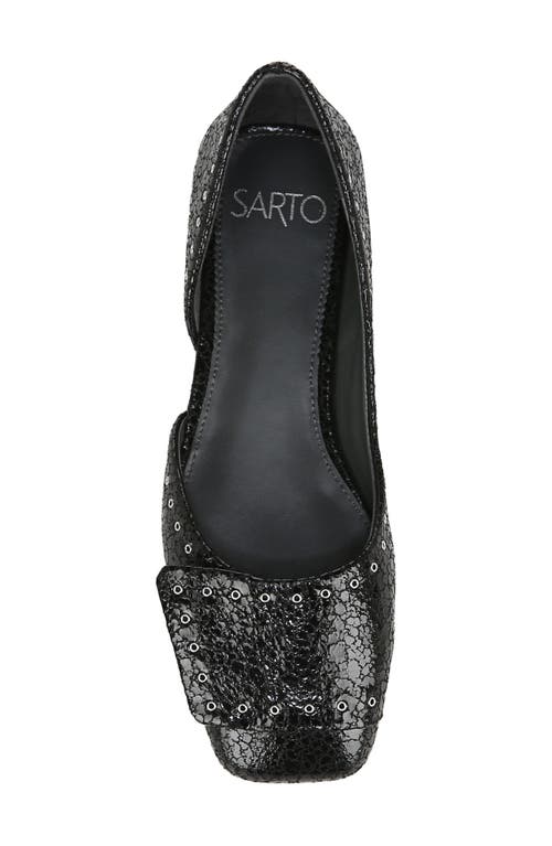 Sarto By Franco Sarto Tracy Half D'orsay Flat In Black