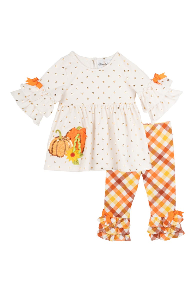 Harvest Plaid Top & Pants Set, Main, color, MULTI