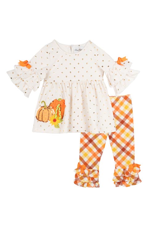 Harvest Plaid Top & Pants Set