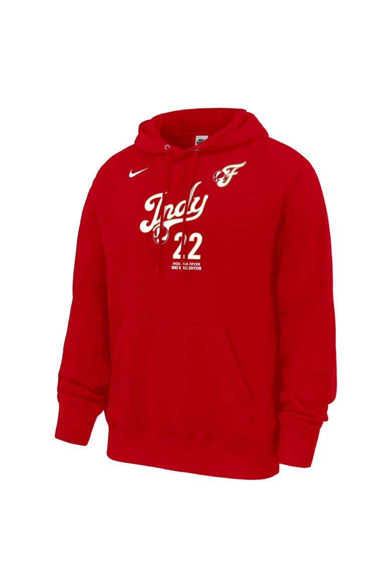 Men's Nike Caitlin Clark Red Indiana Fever Rebel Edition Name & Number Hoodie, Alternate, color, Red