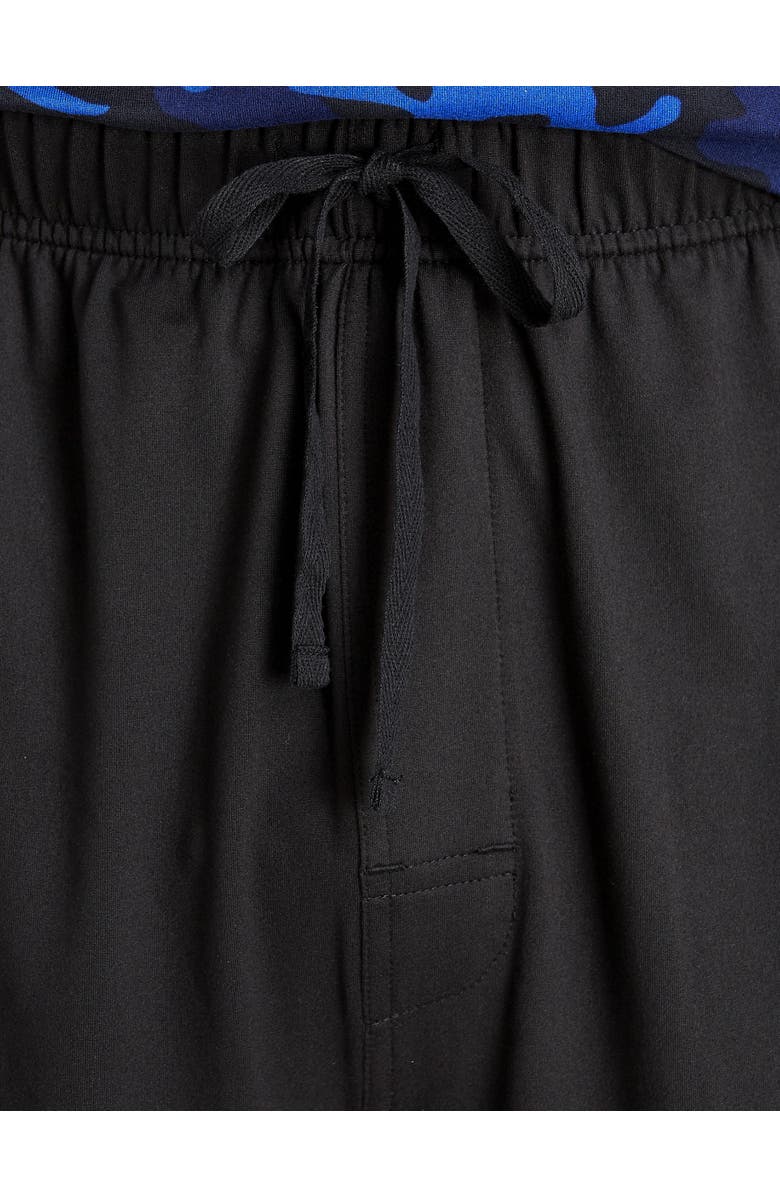 Harbor Bay by DXL Jersey Knit Jams, Alternate, color, Black