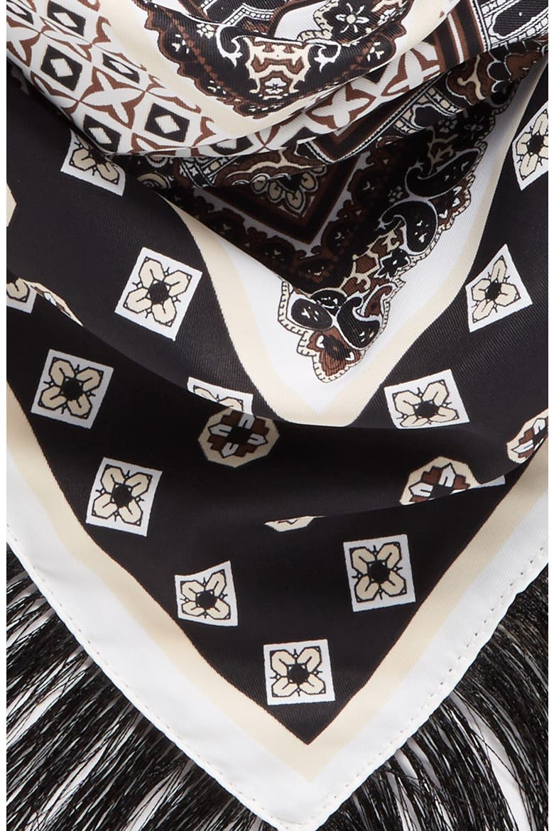 Paisley Foulard Bandana, Alternate, color, AFTER GLOW WHITE