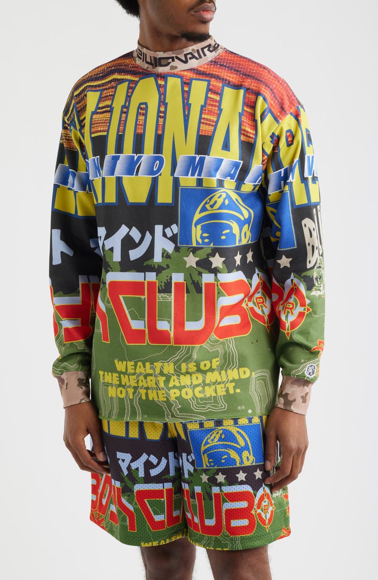 Billionaire Boys Club Northstar Long Sleeve Knit T-Shirt, Main, color, White