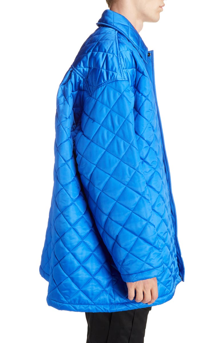 Balenciaga Oversize Quilted Nylon Jacket, Alternate, color, 