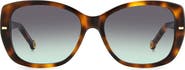Carolina Herrera 56mm Round Sunglasses