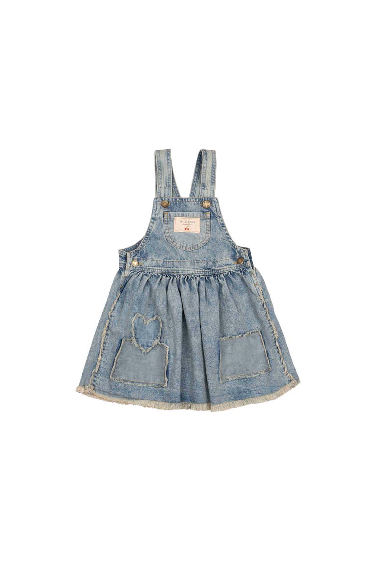Wild Wawa Patchwork Overalls Dress, Main, color, 