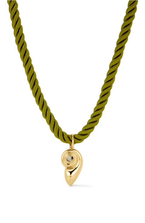 Palma Shell Cord Necklace