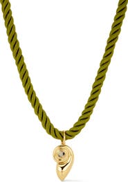 Luv AJ Palma Shell Cord Necklace