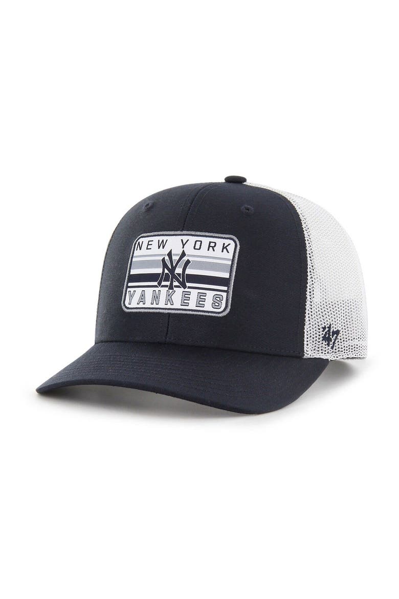 Men's '47 Navy New York Yankees Drifter Trucker Adjustable Hat, Main, color, Navy
