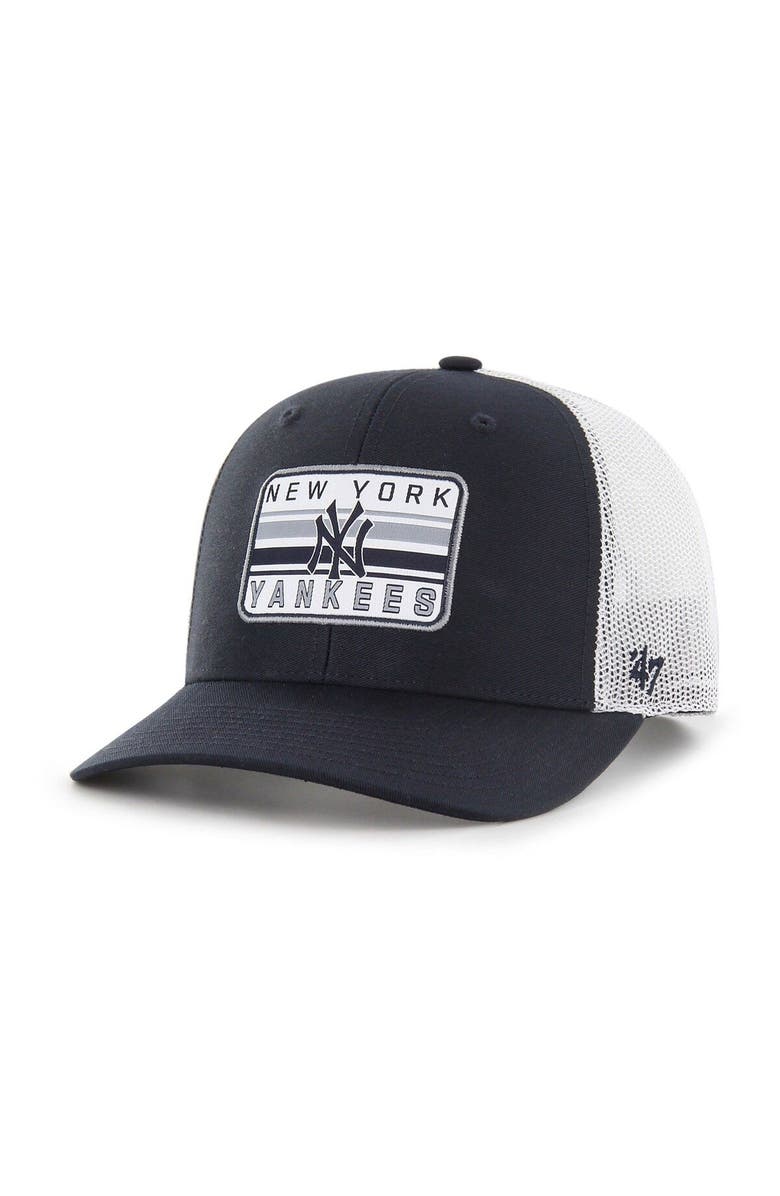 '47 Men's '47 Navy New York Yankees Drifter Trucker Adjustable Hat, Main, color, Navy