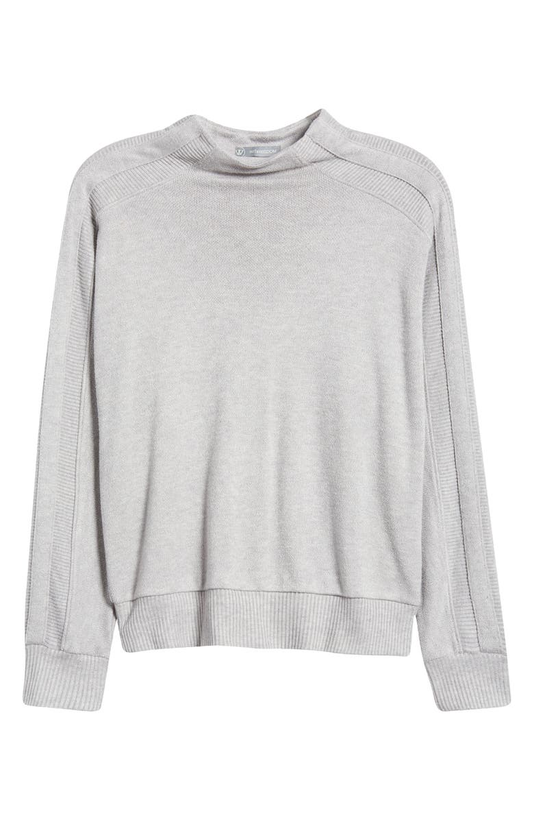 Wit & Wisdom Funnel Neck Knit Top, Alternate, color,