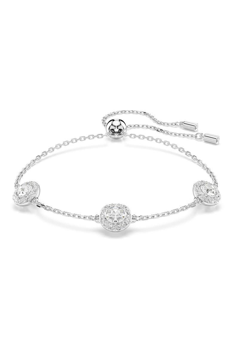 Una Double Sided Bracelet, Main, color, WHITE/ SILVER