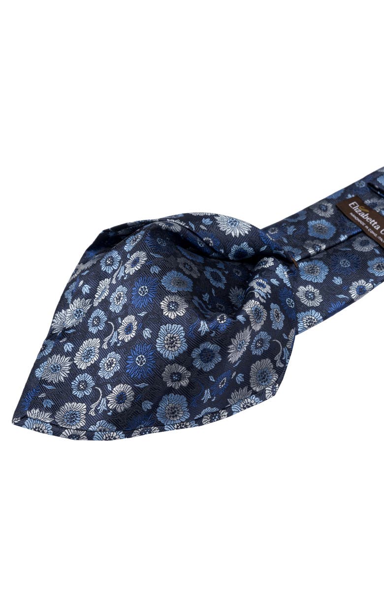 Elizabetta Pergola - Silk Jacquard Tie for Men, Alternate, color, Blue