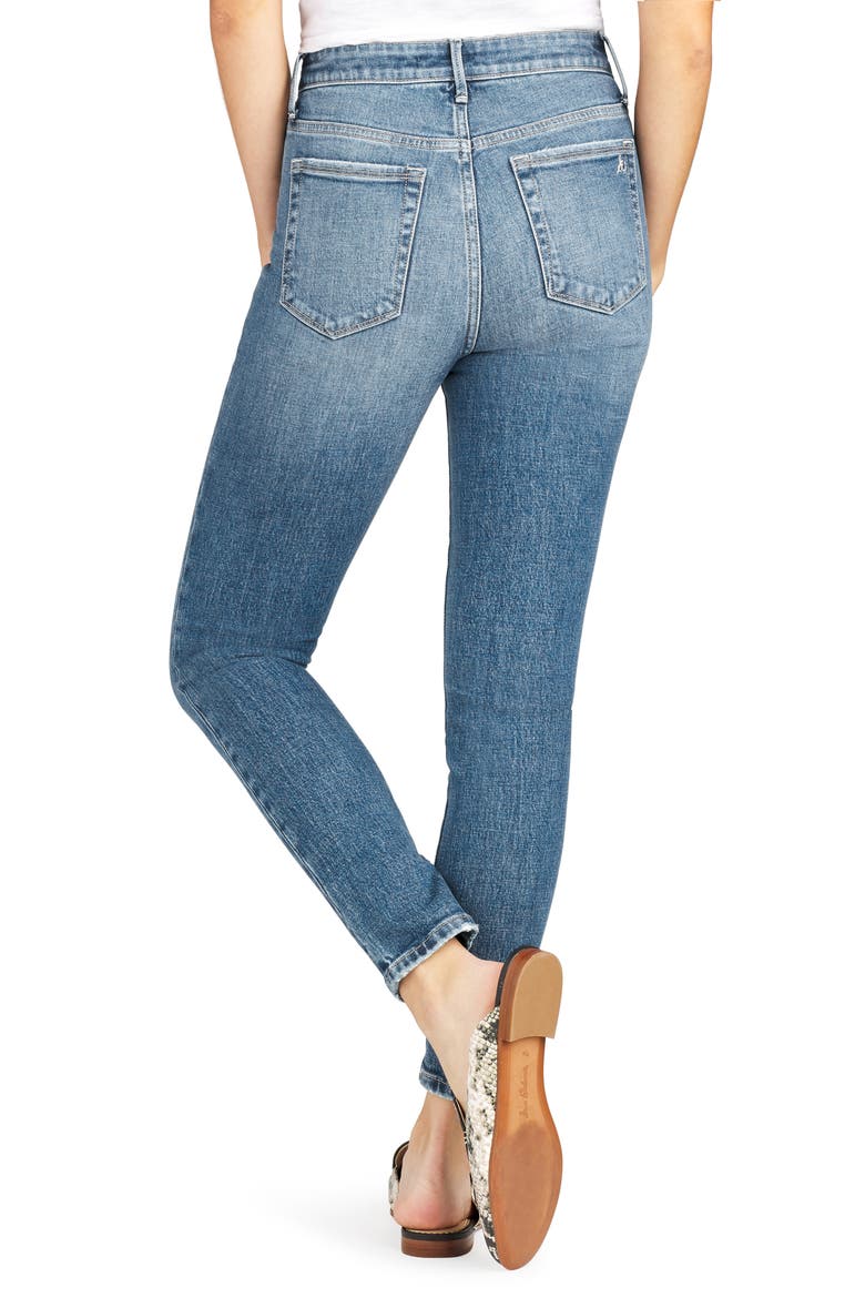 The Stiletto High Waist Ankle Skinny Jeans, Alternate, color, TORI