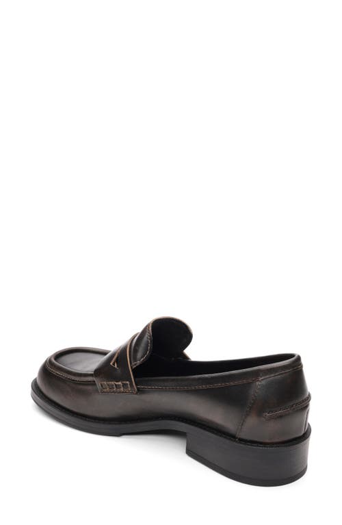 Ash Winona Penny Loafer In Black