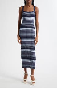 Ramy Brook Cheval Stripe Sweater Dress