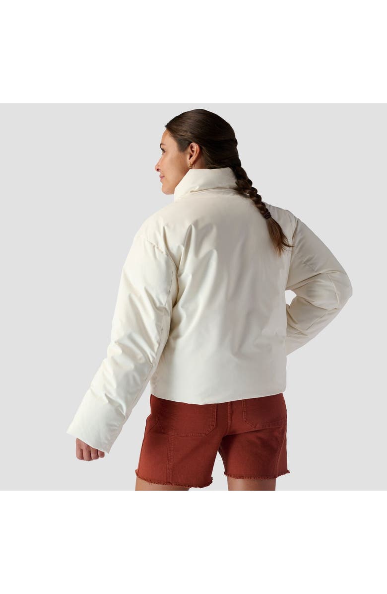 Stoic Crop Boxy Snap Front Puffer - Women's, Alternate, color, Eggshell