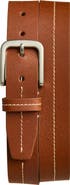 Tommy Bahama Center Stitched Leather Belt