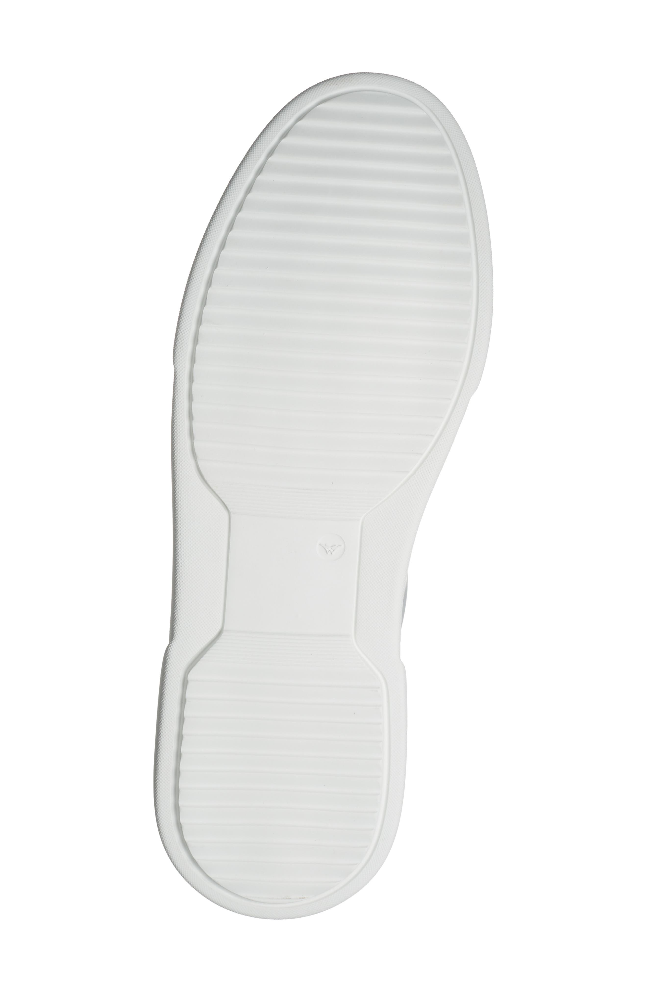 Magnanni Muro Sneaker, Alternate, color, White / White Suede