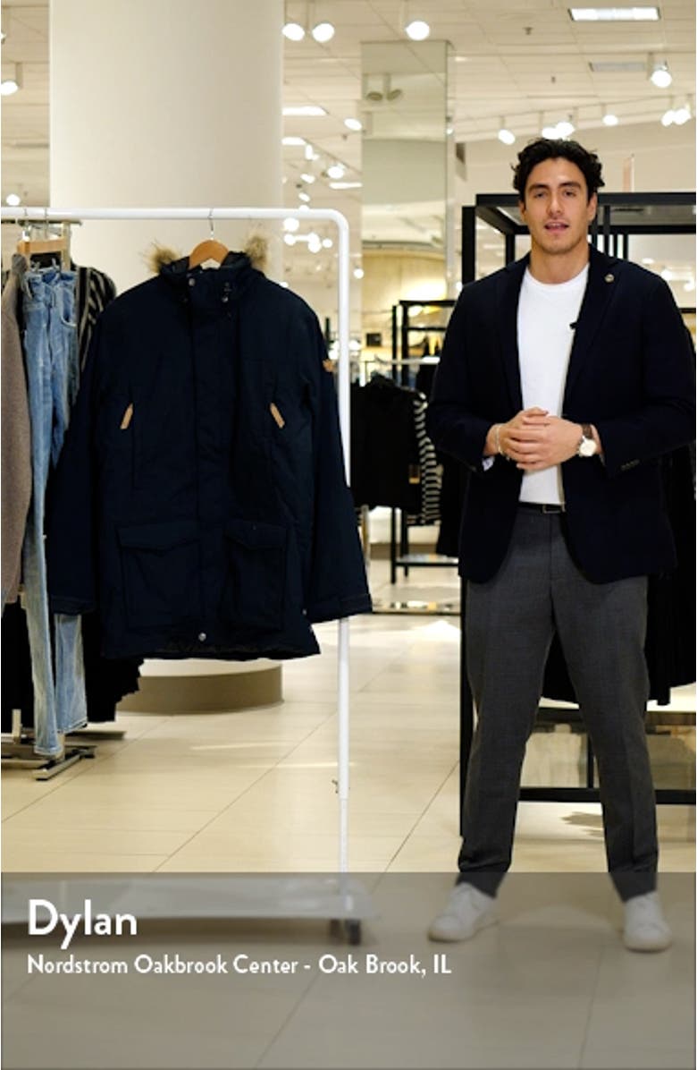 Nuuk Lite Waterproof Parka With Faux Fur Trim, sales video thumbnail