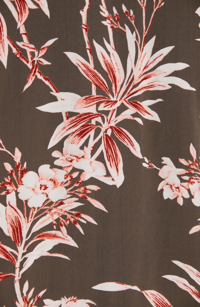 Joie Bayley Tropical Print Stripe Contrast Top, Alternate, color, 