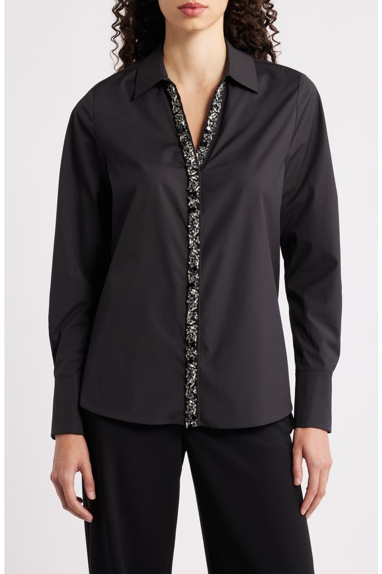 Merit Blouse, Main, color, BLACK