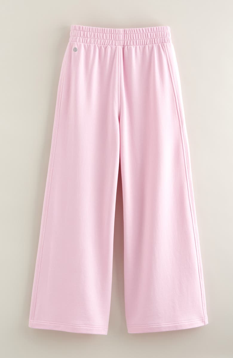 Zella Girl Kids' In the Groove Wide Leg Sweatpants, Alternate, color, Pink Pirouette