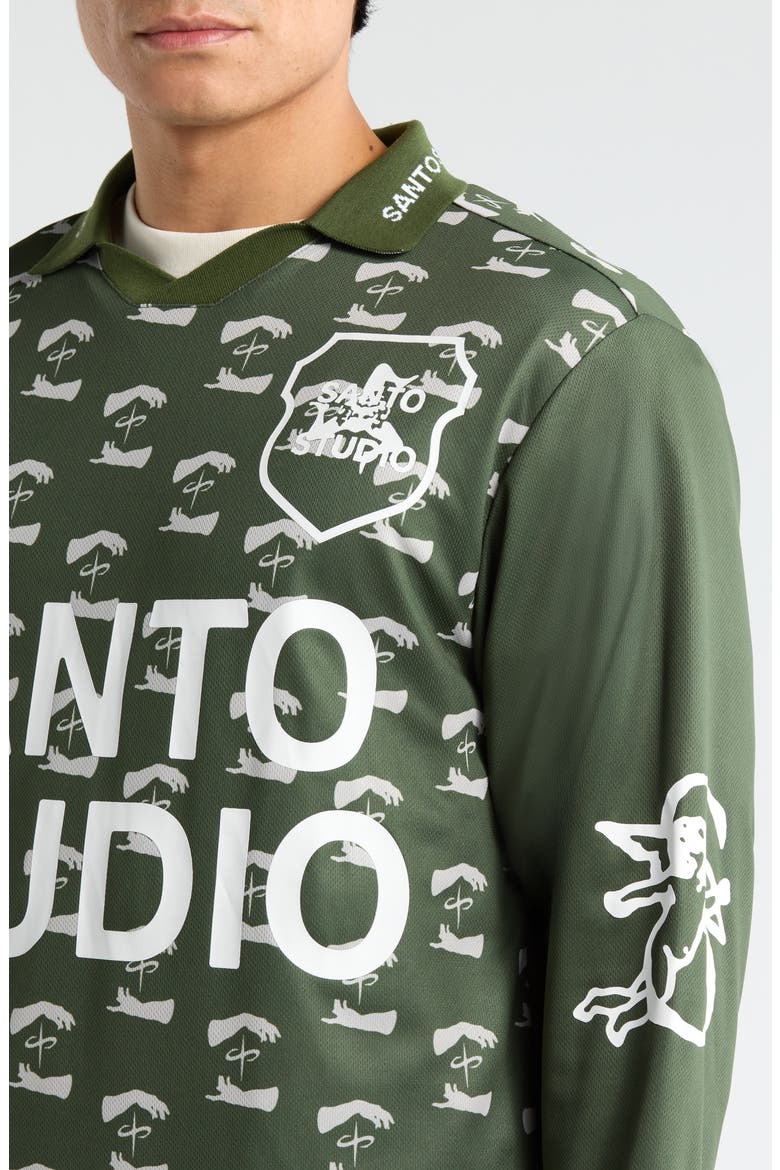 Faith Over Fear Long Sleeve Club Jersey, Alternate, color, GREEN