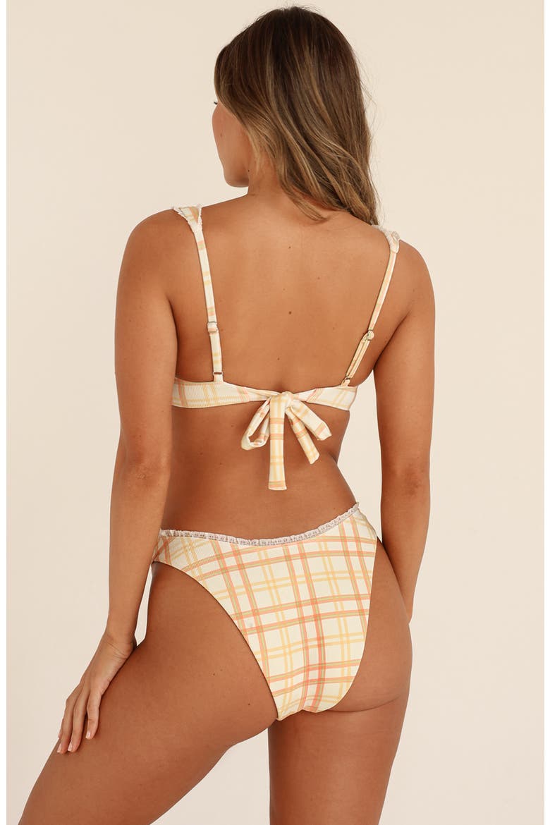 Priscilla Underwire Bikini Top, Alternate, color, Rad Plaid