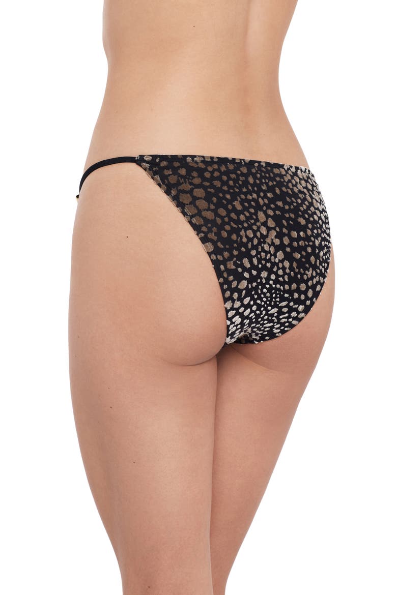 Beaded Strap Bikini Bottoms, Alternate, color, TAUPE