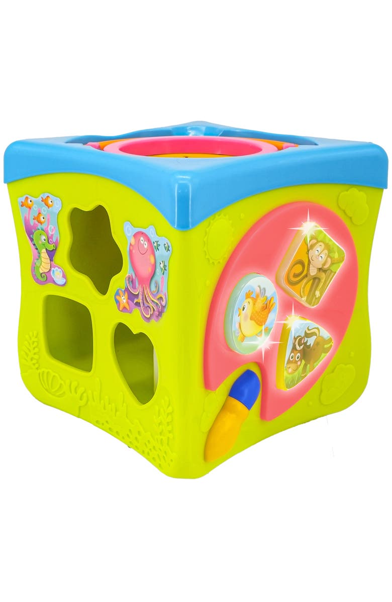 Kiddieland Light & Sound Activity Cube, Interactive Toy, Kids 1+, Alternate, color, Multicolored