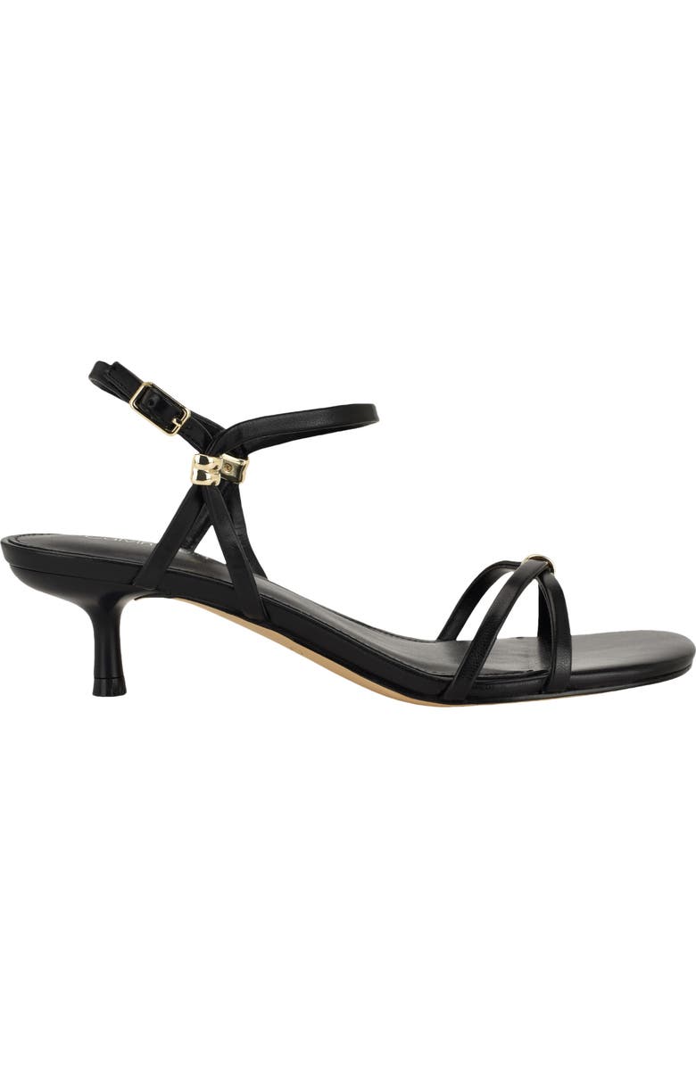 Calvin Klein Rivine Ankle Strap Sandal, Alternate, color, Black