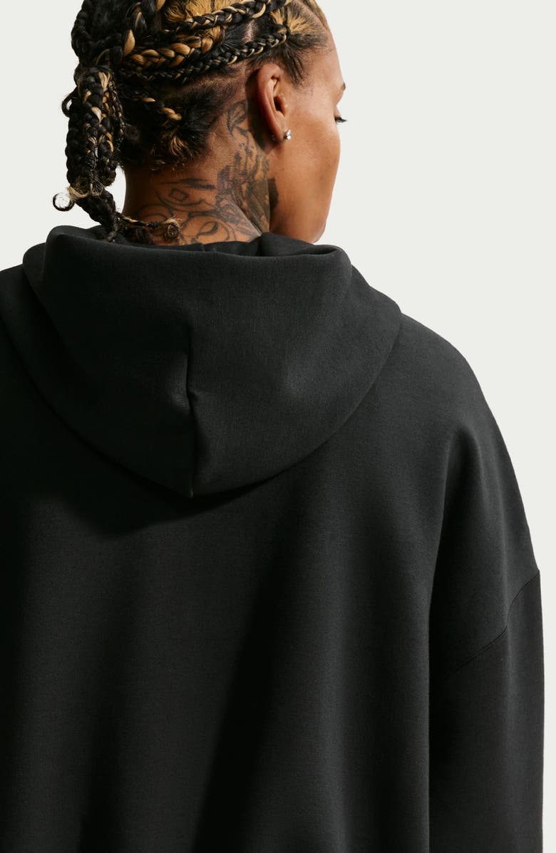Nike Zip Front Hoodie, Alternate, color, Black/ Dark Smoke Grey