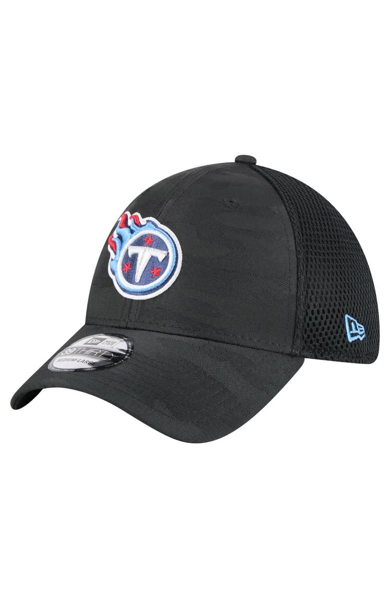 New Era Men's New Era Black Tennessee Titans Active Camo 39THIRTY Flex Hat, Alternate, color, 