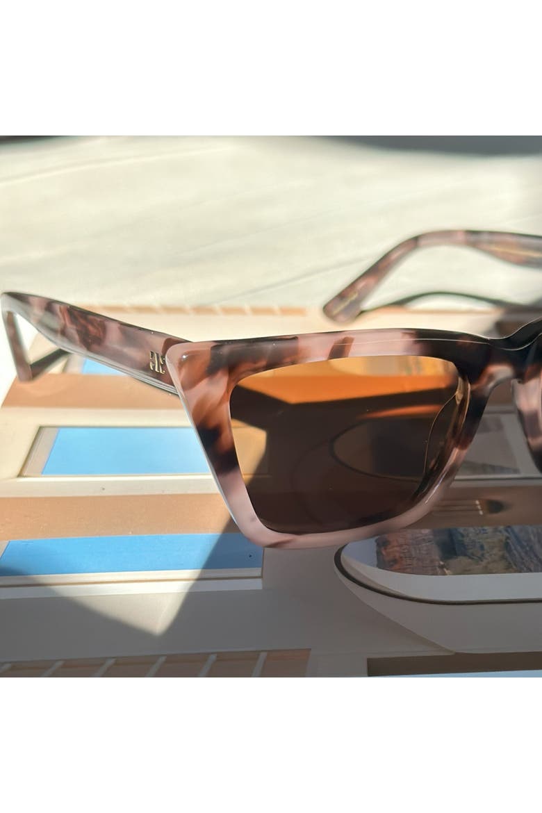 Zoé Sunglasses, Alternate, color, Black
