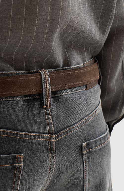 Brunello Cucinelli Authentic Denim Trousers In Gray