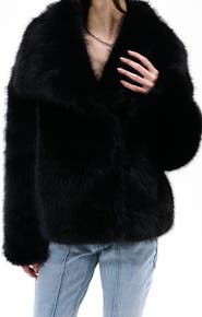 AZALEA WANG Regina Faux Fur Jacket