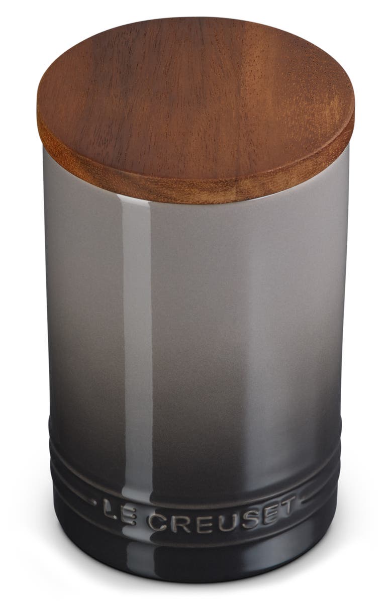 Le Creuset Signature Stoneware 26-Ounce Storage Canister, Alternate, color, Oyster