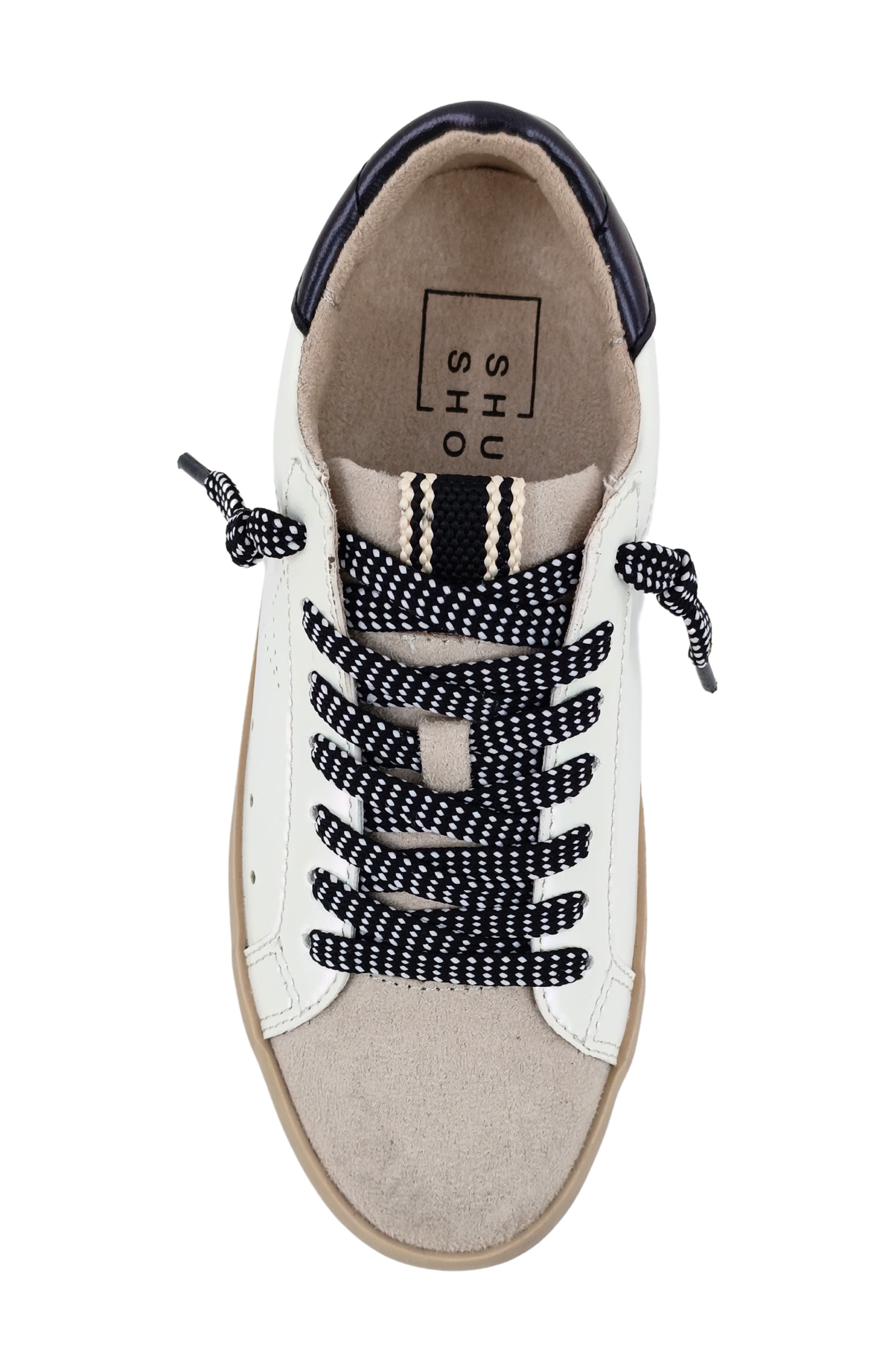 SHUSHOP Kids' Mia Sneaker, Alternate, color, Metallic White